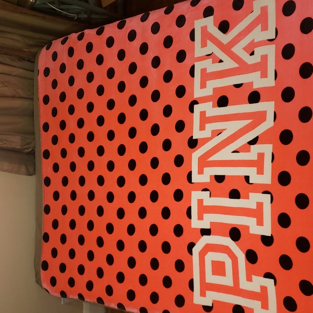 Victoria's Secret Pink Sherpa Blanket